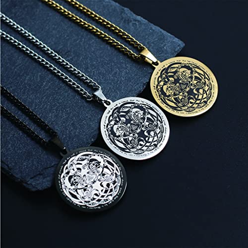 Collier Viking homme médaillon durable qui ne ternit pas - 3