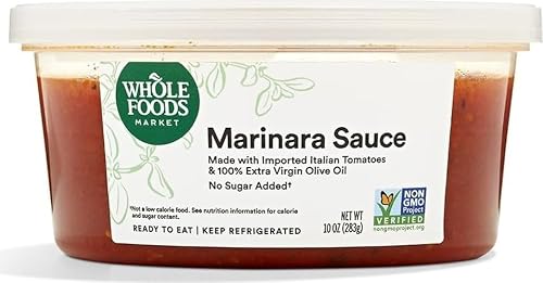 Whole Foods Market, Marinara Sauce, 10 Ounce