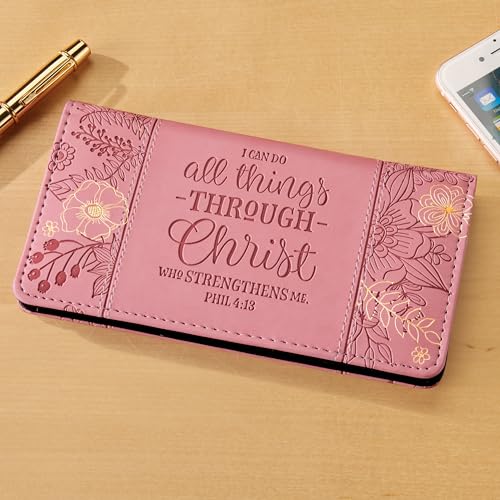 Collections Etc I Can Do All Things Through Christ Who Strengthens Me Wallet Checkbook2