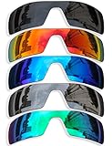 Betterun 5 Pieces Polarized Replacement Lenses for Oakley Oil Rig Sunglasses, Anti-Scratch and Impact Resistant