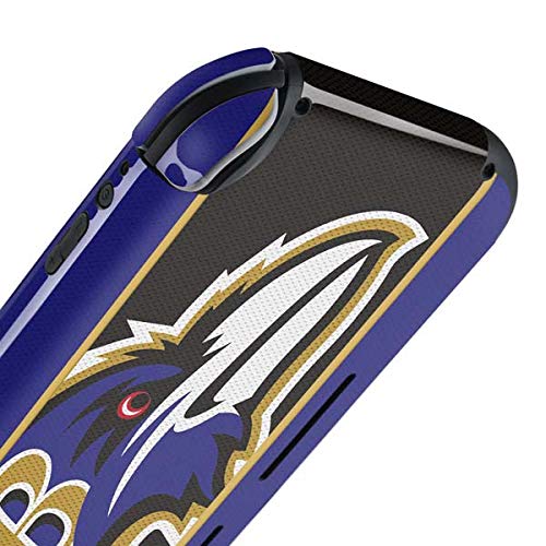 Skinit Decal Gaming Skin Compatible with Nintendo Switch Lite - Officially Licensed NFL Baltimore Ravens Zone Block Design