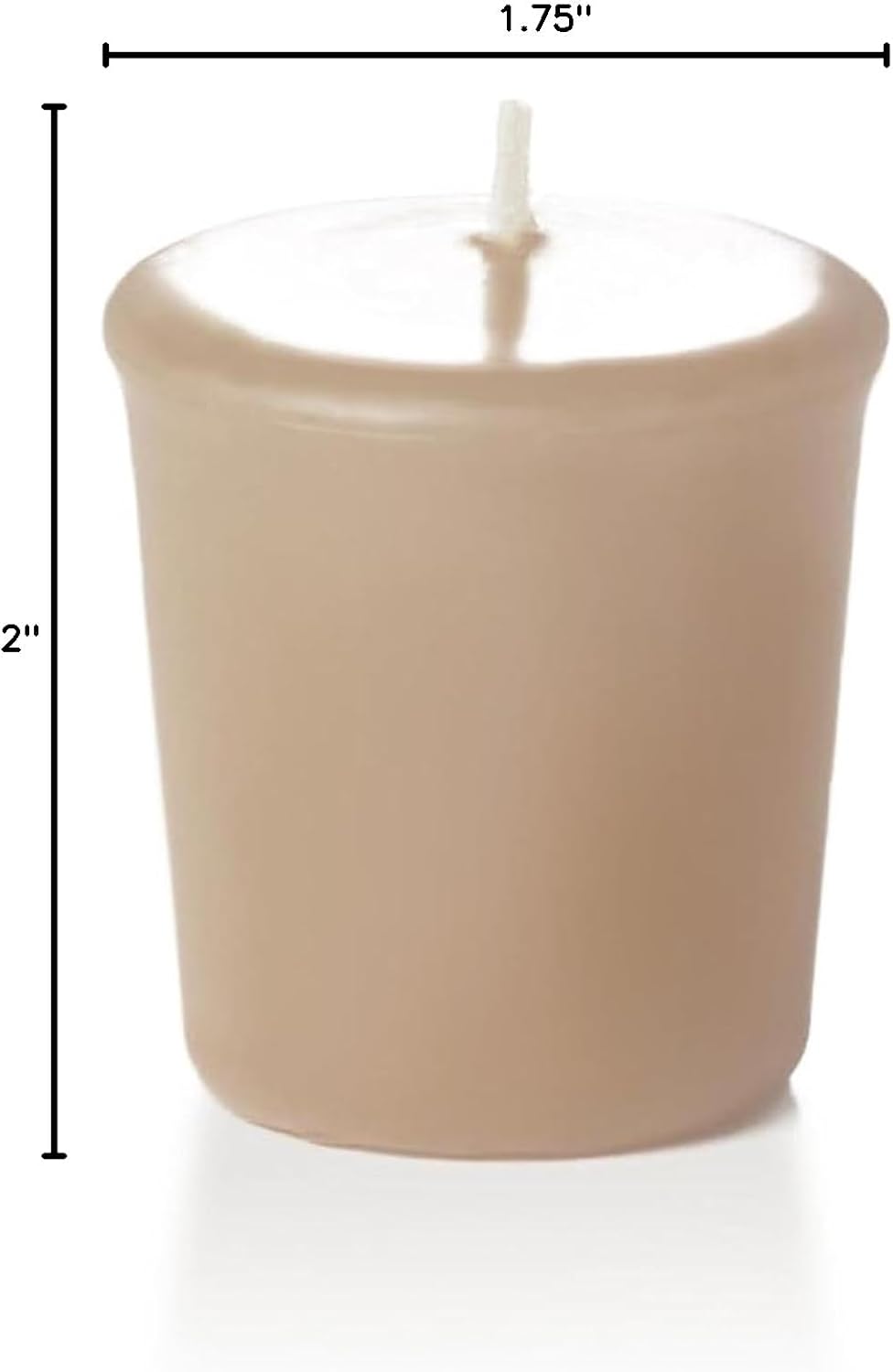 Case of 54 - Yummi 15hr Sandstone Votive Candles
