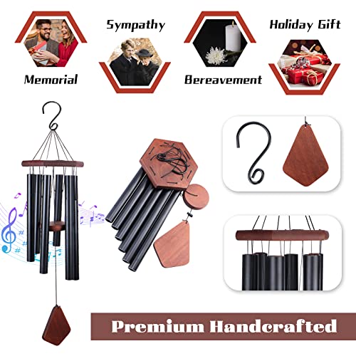 Mumtop Wind Chimes Outdoor Large Deep Tone, Musical Tuned Wind Chimes, Metal Outdoor Decorative Wind Chimes Memorial And Sympathy #TOP1