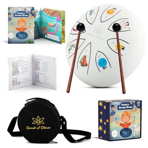 Steel Tongue Drum With Songbook And Bedtime Story - Kids Musical ...