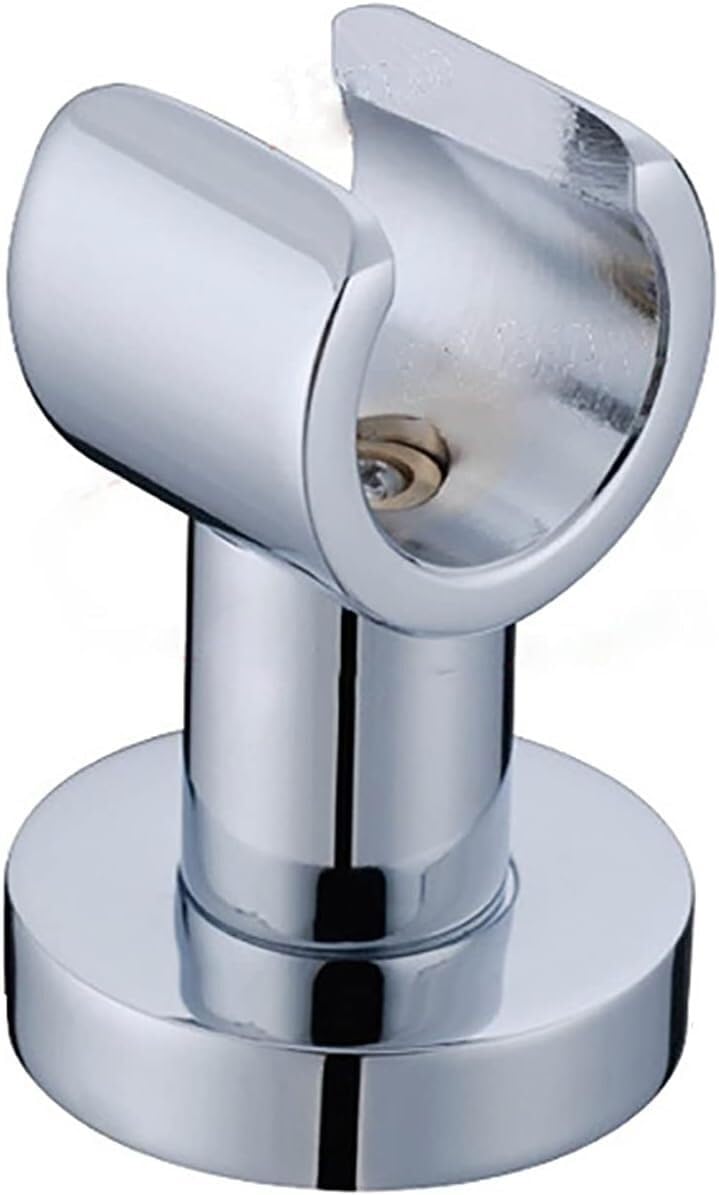 Xlandalyuefa Chrome Adjustable Shower Head Holder Wall Mounted All Brass Handheld Wand Bracket Sprayer(Chrome)