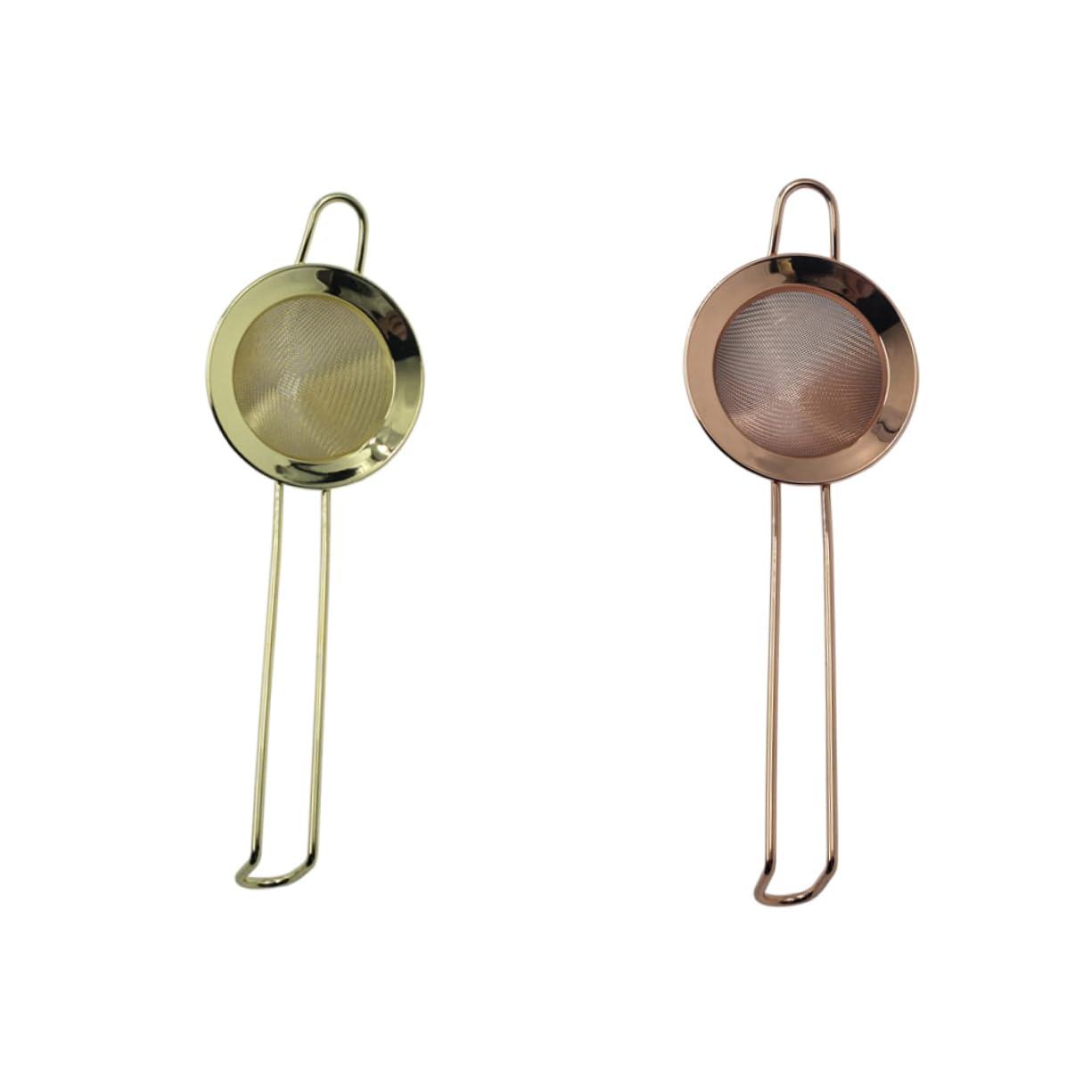 MUCKLILY 1 Pcs Stainless Steel Fine Mesh Strainer with Long Handle Food Colander for Soya Milk Juice and Hot Pot Dishwasher Safe Multi Functional Kitchen Tool