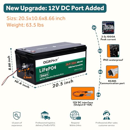 OGRPHY 36V 102Ah Conversion Kit
