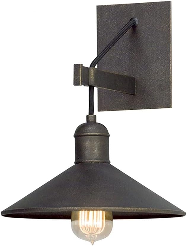 Troy Lighting B5421 Mccoy - One Light Wall Sconce, Vintage Bronze Finish, 12.5" x 10"