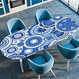 【Superbes Designs】- La nappe protège la table de l'usure entre les assiettes et les plateaux. Nappe es rico en color, simple y elegante, lo que hace que su mesa de comedor se vea delicada y avanzada, puede combinar bien con varios estilos de vajilla y hogar, lo que le permite disfrutar de su más a la hora de comer. Que ce soit dans la salle à manger, terrasse, jardin, mariage, fête, camping, salon ou à l'hôtel, cette nappe peut vous offrir une bonne expérience