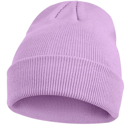 Image of ZOORON Toddler Beanie Boys Girls Beanies Kids Winter Hats Children Knit Cap | Soft Ski Hat, Cozy Core Yarn, Double Layer Warmth, Elastic Zero-Pressure Fit, Warm Kids Hats, School, Daycare, Gifts