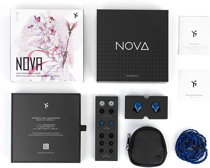 TRUTHEAR NOVA Earphone 1 Dynamic 4 Balanced in Ear Headphone with 0.78 2Pin Cable