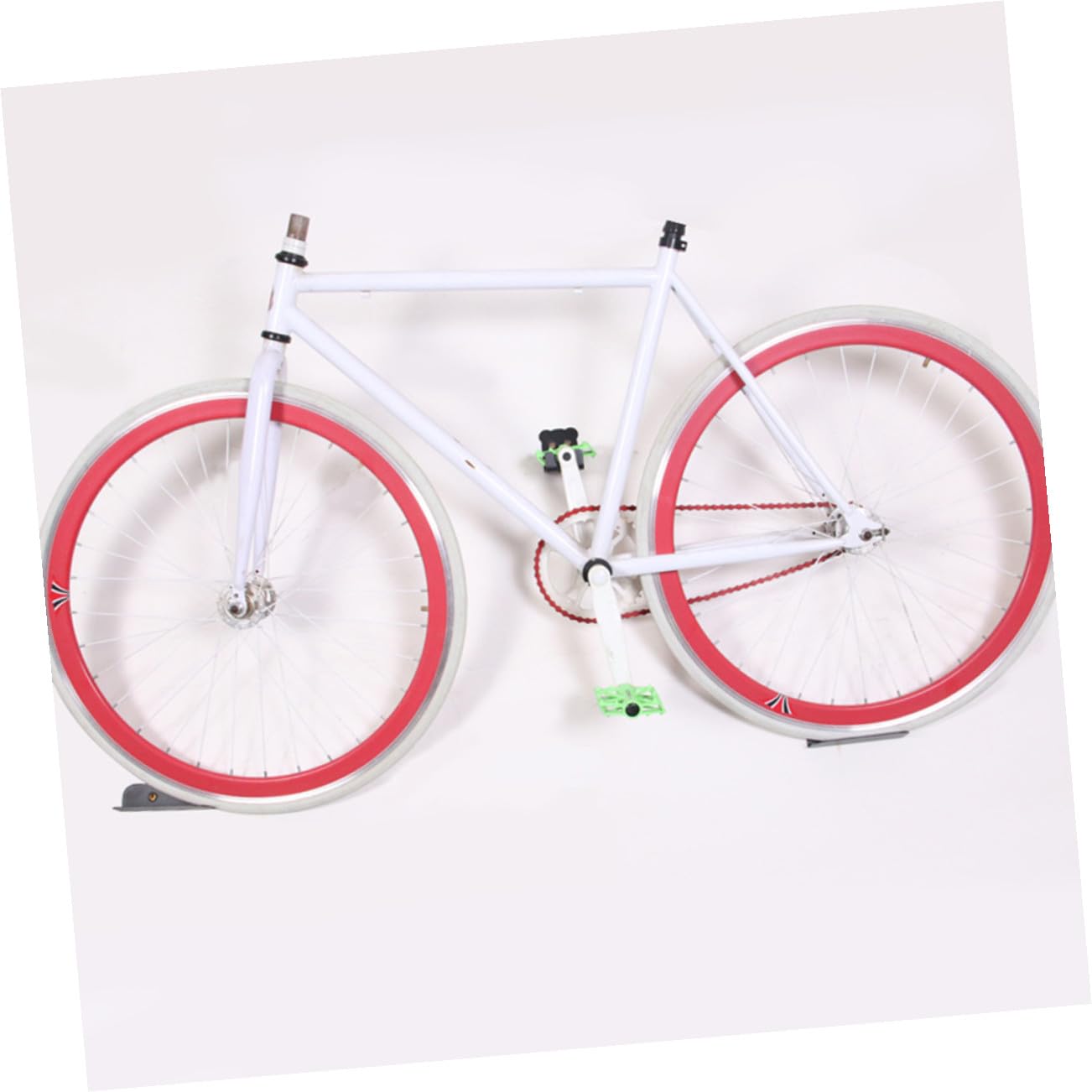Appendibicicletta da Muro Stabile in Metallo per Bici Pieghevoli