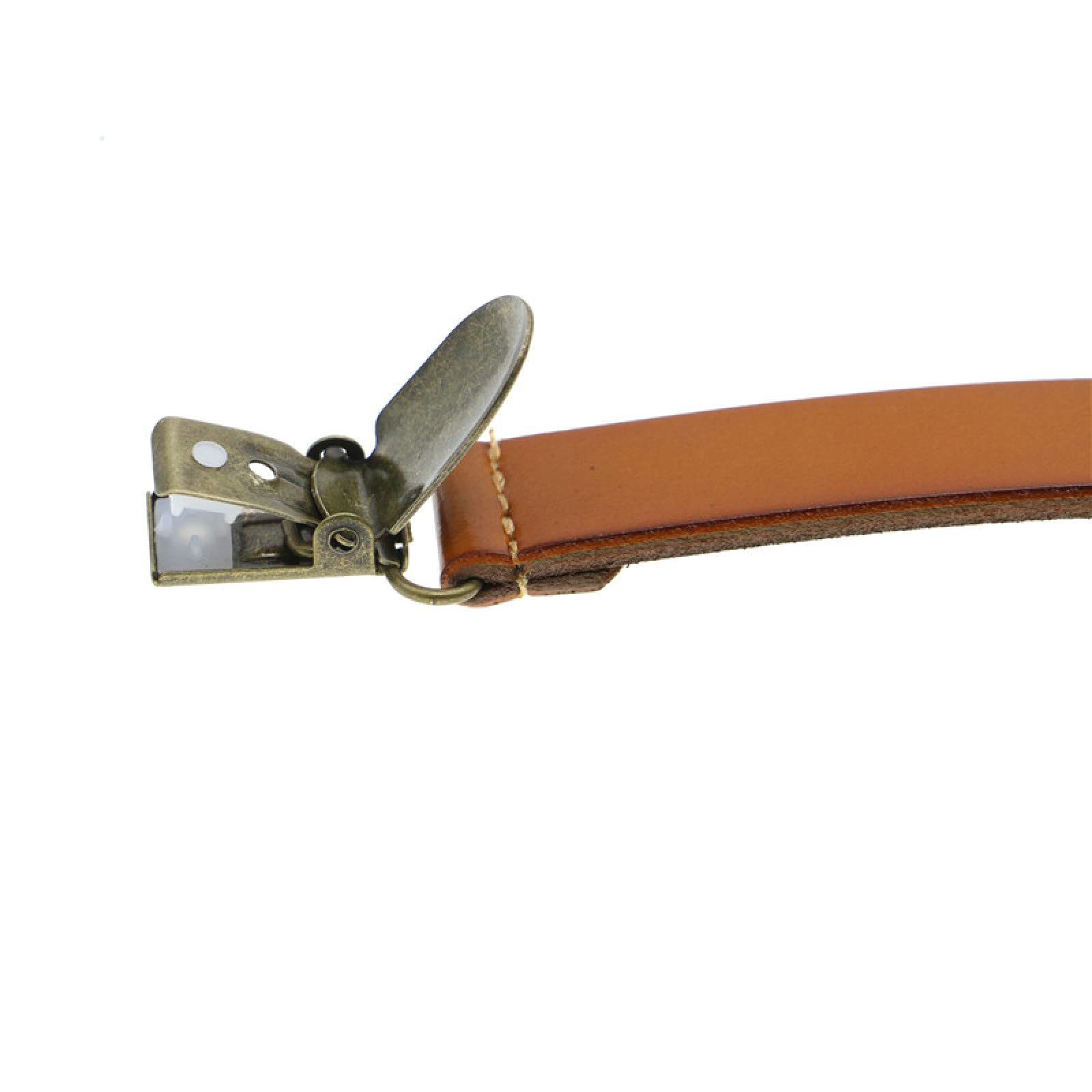 Bretelles for hommes, bretelles for hommes 1.7Cm rétro en cuir Pu femmes hommes bretelles ceinture boucle réglable bretelles en forme de Y cadeau
