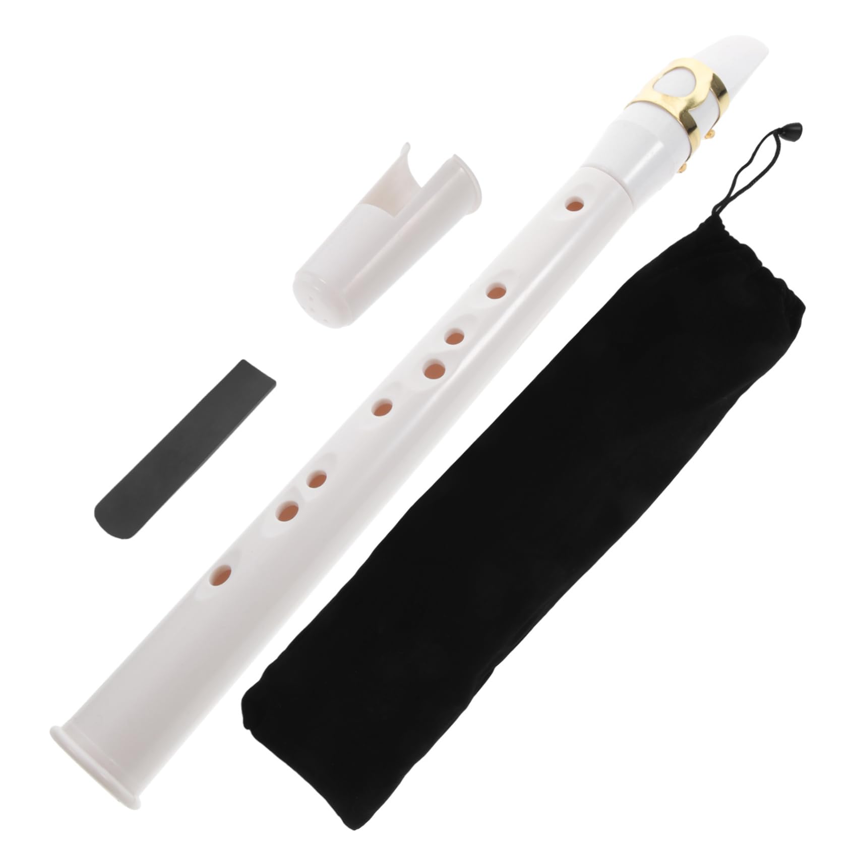 HANABASS 1Set Portable Mini Saxophone for Beginners Compact Pocket Saxophone with Carrying Bag Musical Instrument for Promotes Musical Skills and Lung Capacity Development