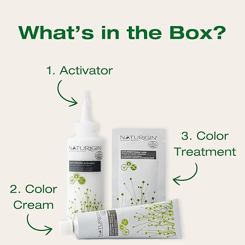 Miniatura 8 de Naturigin Tinte permanente para el cabello, marrón ceniza claro 5.2, sin amoníaco, 100% cobertura de canas, fórmula natural nutritiva, para todo