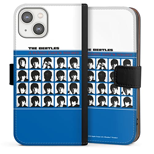 DeinDesign Etui Compatible avec Apple iPhone 14 Etui Folio Etui magnetique A Hard Day’s Night Musique The Beatles - Les Beatles, Paul McCartney, John Lennon, RIngo Starr, George Harrison DeinDesign Etui Compatible avec Apple iPhone 14 Etui Folio Etui magnetique A Hard Day's Night Musique The Beatles