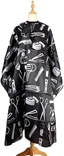 Moochy Capa impermeável para salão de beleza capa para corte de cabelo capa de barbeiro para cabeleireiro para coloração de corte de cabelo e acessórios de modelagem