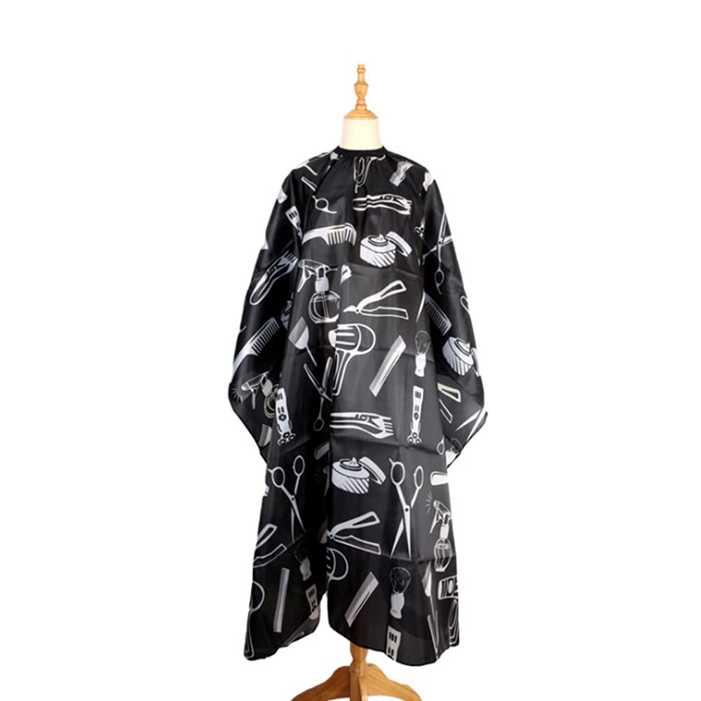 Homgeel Waterproof Salon Cape Apron Hair Cutting Cape Barber Hairdressing Cape for Hair Cutting Coloring & Styling Accessories-image-3