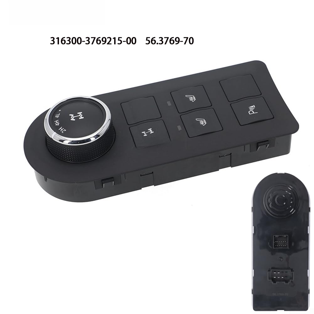 Interruptor Control Asiento para lada 56.3769-70 Plástico Interruptor
