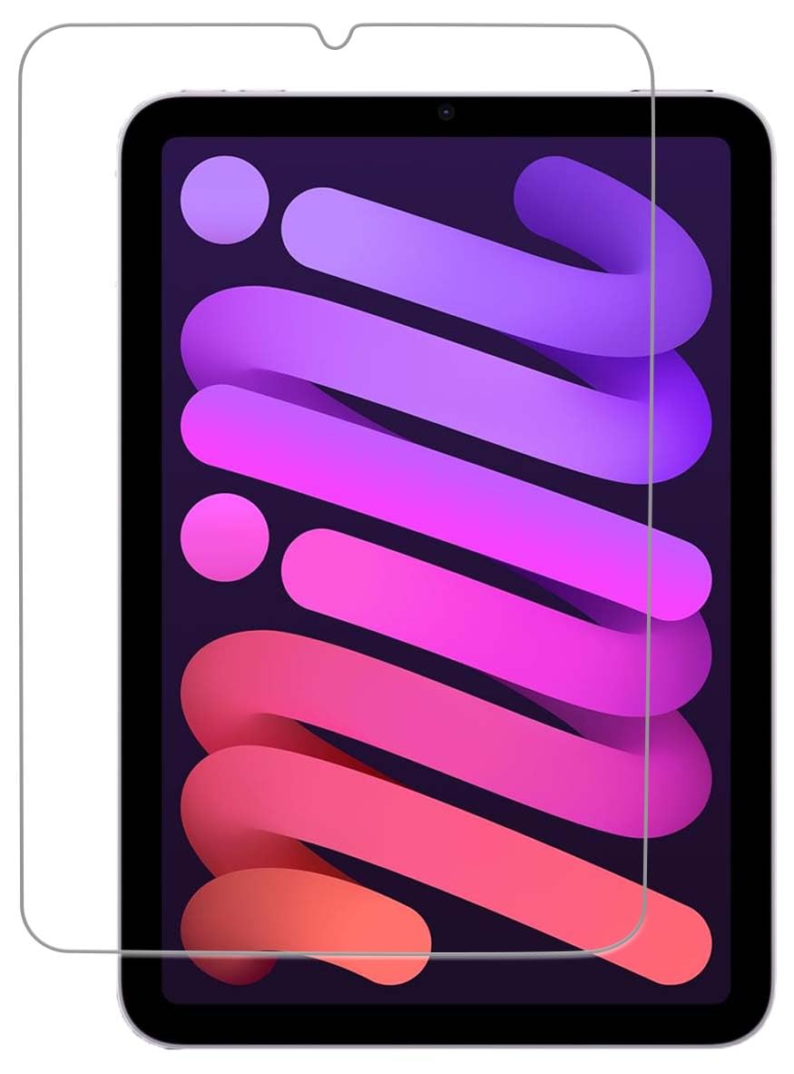 Tough Lee Tempered Glass Screen Guard Protector for Apple iPad Mini 7 2024 / Mini 6 (8.3″ inch) 6th Generation(2021) A17 (Transparent) (with Easy Installation Kit) (Pack of 1)