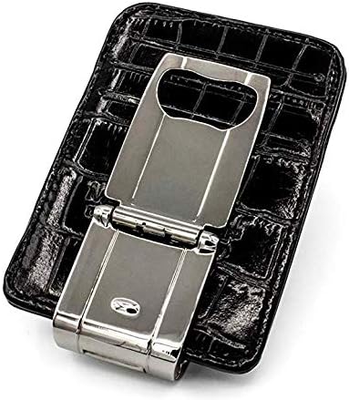 Money ClampPolished Gunmetal Munich II With Black RFID Wallet Clip 2510011980