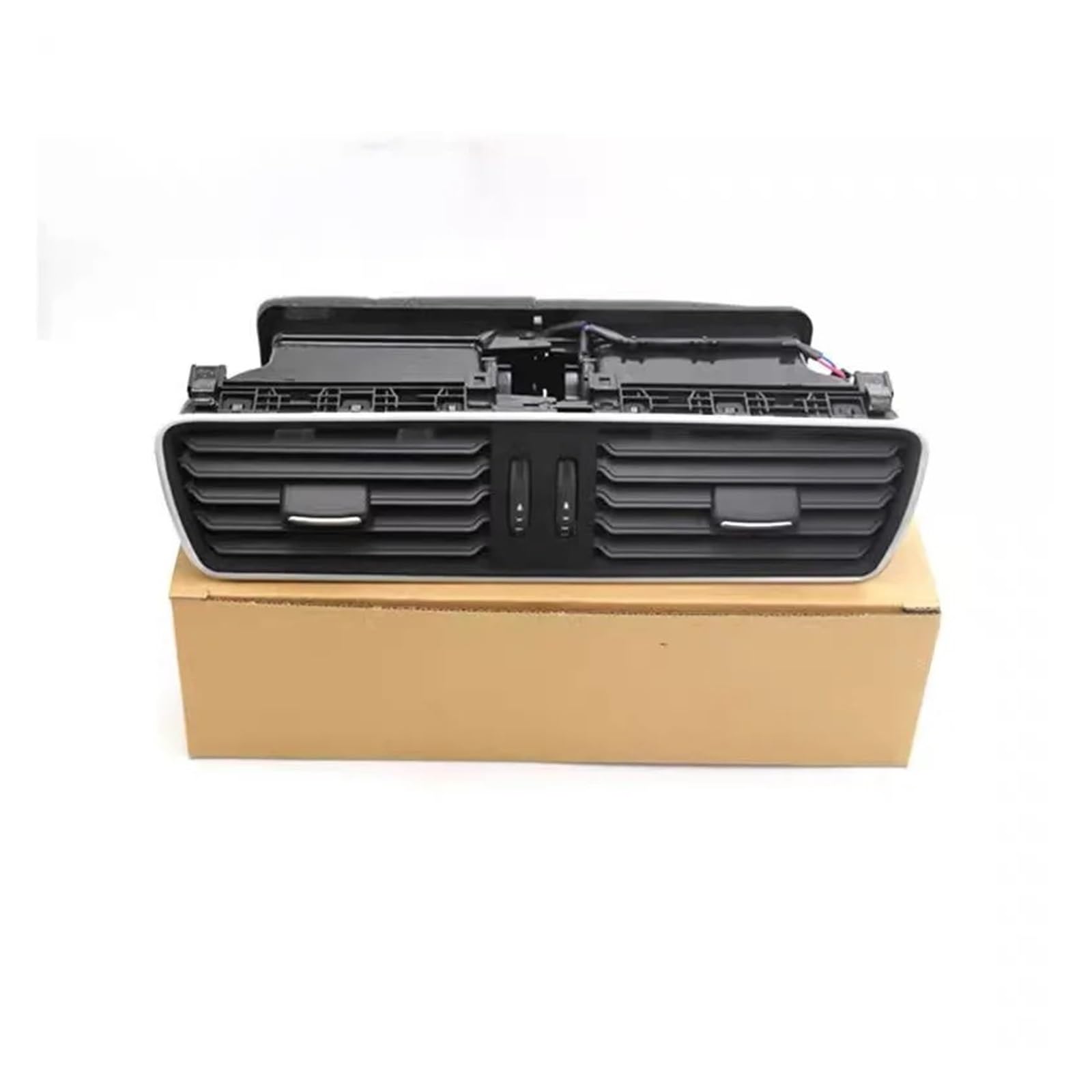Sauanmnktp Matte Middle Universal Car Air Vents For Vw For Passat B6 B7 Cc R36 Car Front Dashboard Air Conditioning Outlet A/C Vents Adjustable Air Vent Louvers
