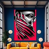 1: Impression haute définition moderne et impression de sur toile,nettete d'image parfaite, couleurs profondes et resistantes aux rayons UV. les images photo sont imprimées sur toile de haute qualité, la peinture sur toile est un moyen simple et merveilleux de créer un espace de vie. Très élégant et beau, il donne aux gens une sensation artistique et améliore votre vie quotidienne.Toile de bonne qualité, très jolie rendu, Impression toile originale par le graphisme