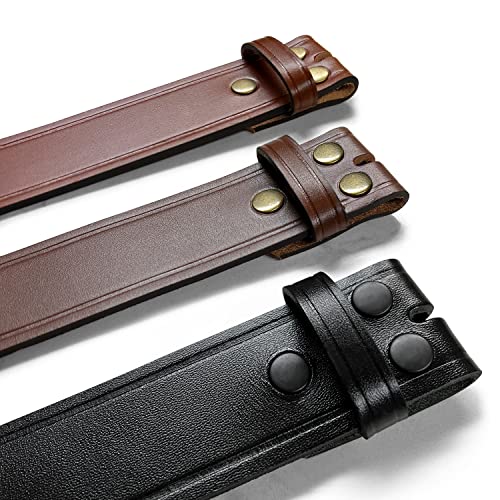 Alabama Edge Crease One Piece Full Grain Cowhide Work Belt Strap 1 3/4" Wide3