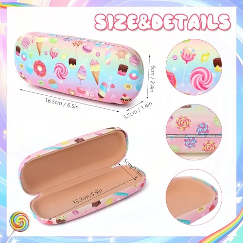 Image of Kids Sunglasses for Girls with Eyeglasses Case for Party Beach Dress Up Glasses