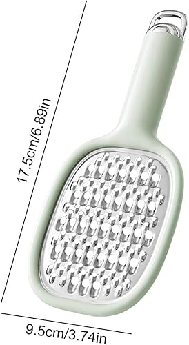 Miniatura 6 de Rallador de cocina de acero inoxidable con mango ergonómico, rallador de queso colgante y zester para cortar sin esfuerzo, duradero y fácil de