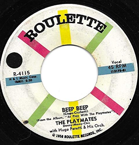 45vinyl BEEP BEEP / YOUR LOVE (VG- 45 rpm)