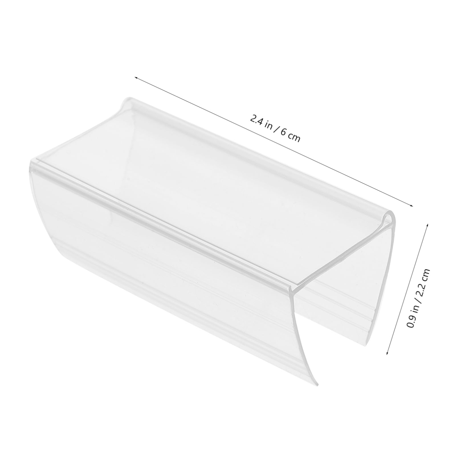 SHINEOFI Price Label Holder Clips for Supermarket Wire Racks Clear Plastic Sign Display Clip Reusable Label Holders for Office Home Organization - Image 2