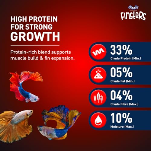 Image of Drools Finsters Betta Fish Food 25g Pouch