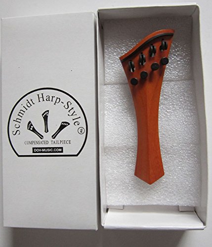 Schmidt-Harp style (compensated) violin tailpiece-Pernambuco-4 carbon fiber tuners+free kevlar