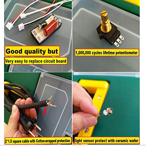 110 V/220 V 1600 W Intelligentes automatisches Kühlen Kunststoff Schweißgerät Heißluftpistole für TPO/PVC einlagige Dachdeckung, Planen und Banner, Schweißen, Heißluftpistole