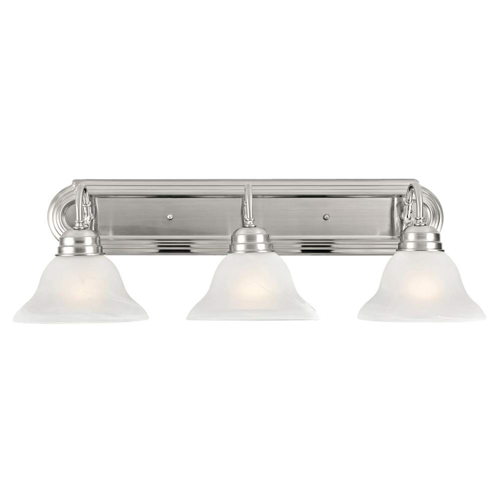 Design House 517383 Millbridge 3 Light Vanity Light, Satin Nickel