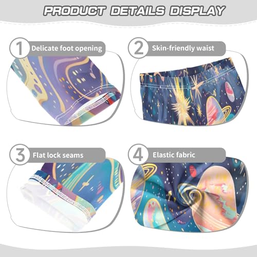 Toddler Girls Leggings Printed Yoga Pants Leggings Art Nouveau Colourful Pas for Kids3