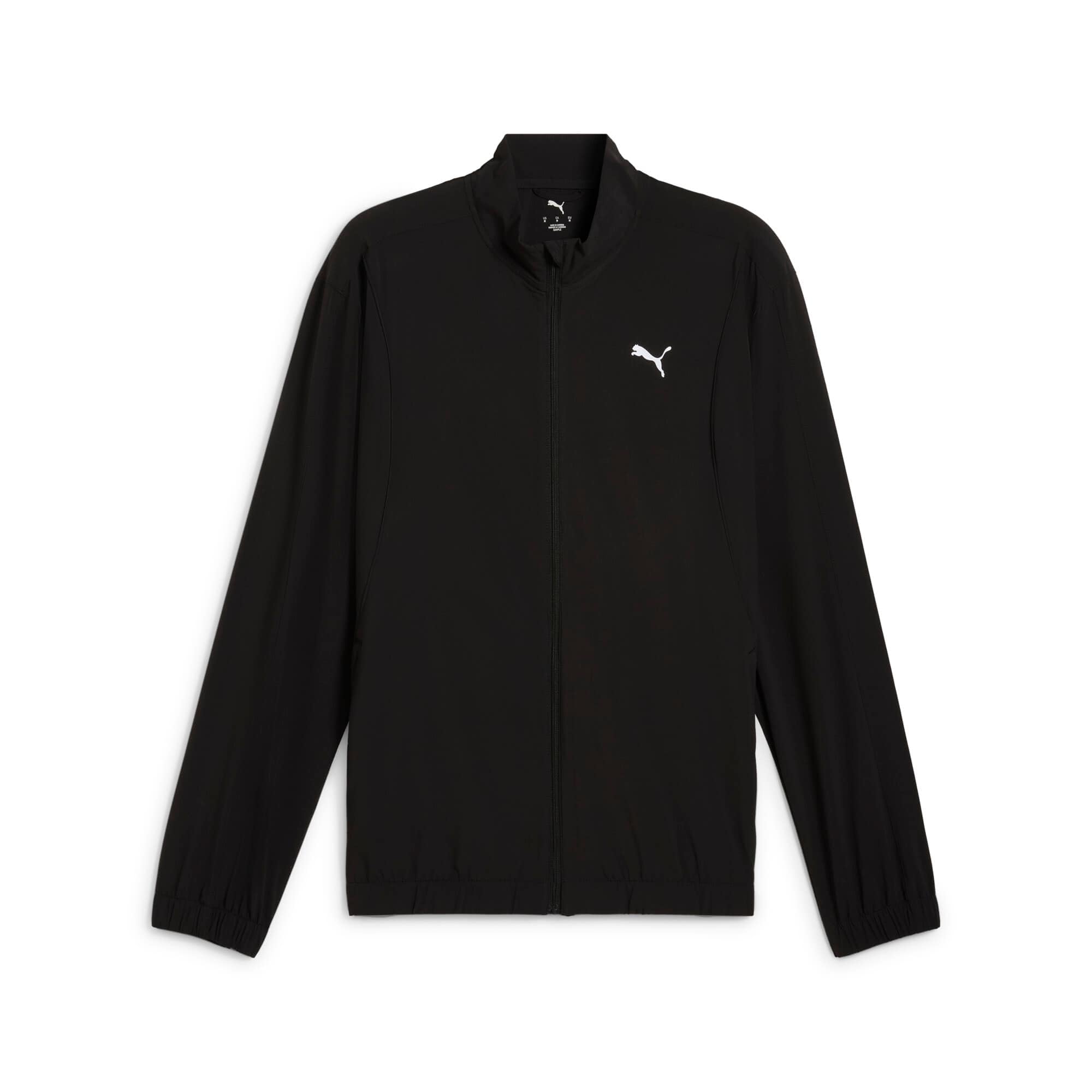 Puma Men's Running Velocity Woven Jacket, Puma Black, Size 2Xl, Men
