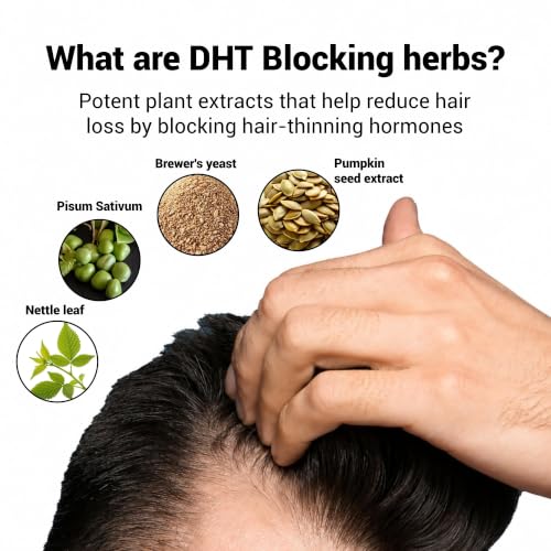 Image of NutraStore Hair Nutrients | Biotin Tablets enriched with Essential Amino Acids, Vitamins & Minerals | Added DHT Blocking Herbs for Hair Strength & Growth Support | Hair Tablets for Men & Women | 30 Tablets | Pack of 4