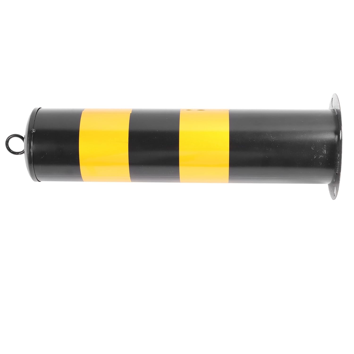 Jeanoko Security Road Post, Thickened Cold Rolled Steel with Stable Base and top Connection Ring for Secure Fencing, Traffic Delineator Post, Used for Traffic Control, Parking, and Area Warning