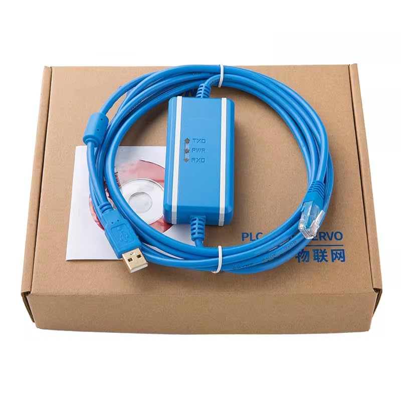 USB-KOYO - Cable de programación PLC SM/SH/SN/DL/SU y otros cables de conexión de datos con chip FTDI, comunicación de alta velocidad, versión aislada ópticamente