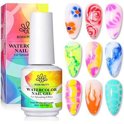 BORN PRETTY Clear Blooming Gel Polish Cover