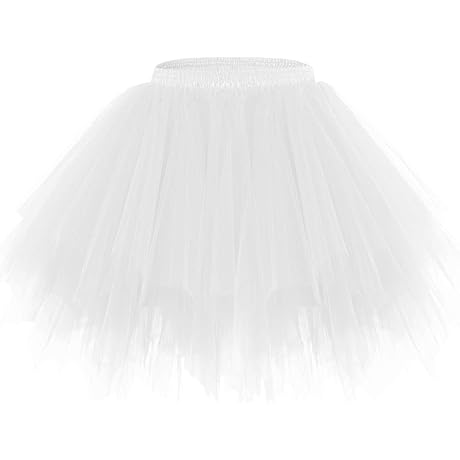Women's White Tutu Skirt: Dance the Night Away in Vintage Elegance