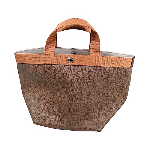 Herve Chapelier GxVvG Tote bag square base with basic shape Size M GPC NXM^g[g M g[gobO 707GP (Taupe/Vigogne) [sAi]