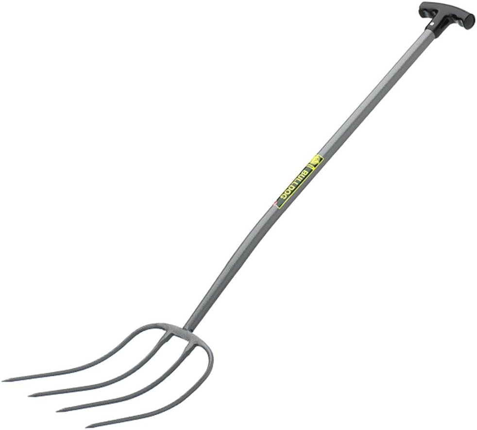 Bulldog 4 Prong Metal Handle Manure Fork Amazon.co.uk Garden