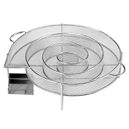 Fabricante de fumaça, Romacci Gerador de fumaça fria em aço inoxidável Caixa para fumar a frio Malha