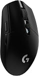 Logitech G305 Lightspeed Wireless Gaming Mouse, Hero Sensor, 12,000 DPI, Lightweight, 6 Programmable Buttons, 250h Battery, On-Board Memory, Compatible with PC, Mac - Black | Hero Sensor 12, Lightspeed 1ms Wireless, Up to 250h on 1xaa, 6 Programmable