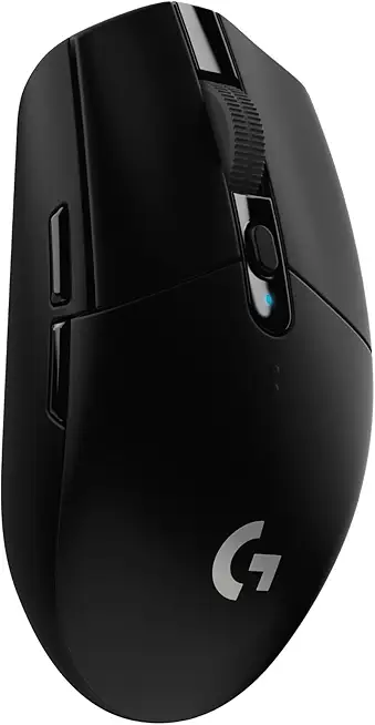 Logitech G305 LIGHTSPEED kabellose Gaming-Maus mit HERO 12K DPI Sensor, Wireless Verbindung, 6 programmierbare Tasten, 250 Stunden Akkulaufzeit, Leichtgewicht, PC/Mac - Schwarz