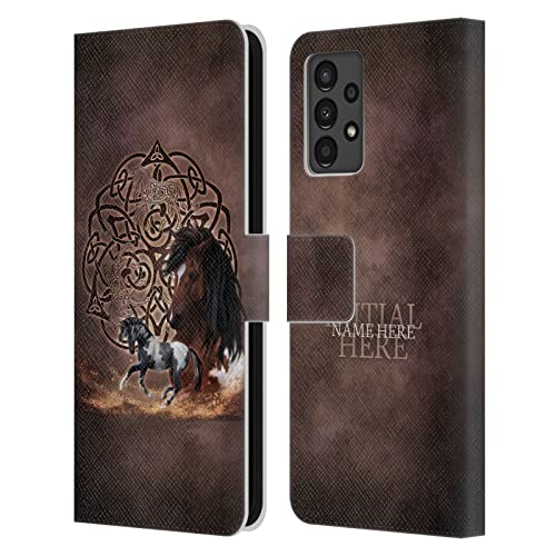 Coque en Cuir Samsung Galaxy A13 Étui Antirayure Portefeuille Cheval