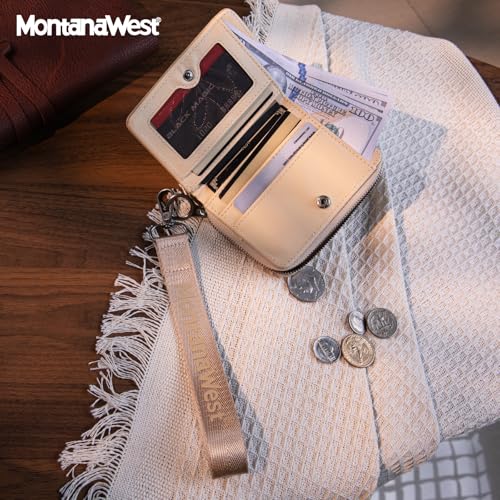 Image of Montana West Small Wallet for Women Female Ladies with a Detachable Wristlet Women's Wallet with Rfid Blocking Lining Minimalist Lightweight & Easy to Carry